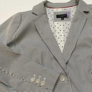 Talbots cotton pinstripe jacket/blazer Size 18W